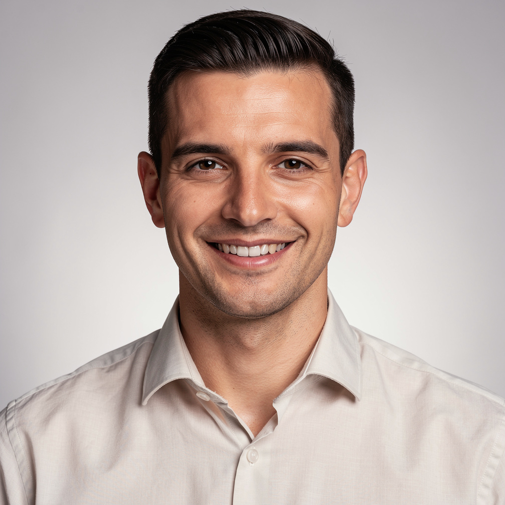 Portrait of a young businessman smiling