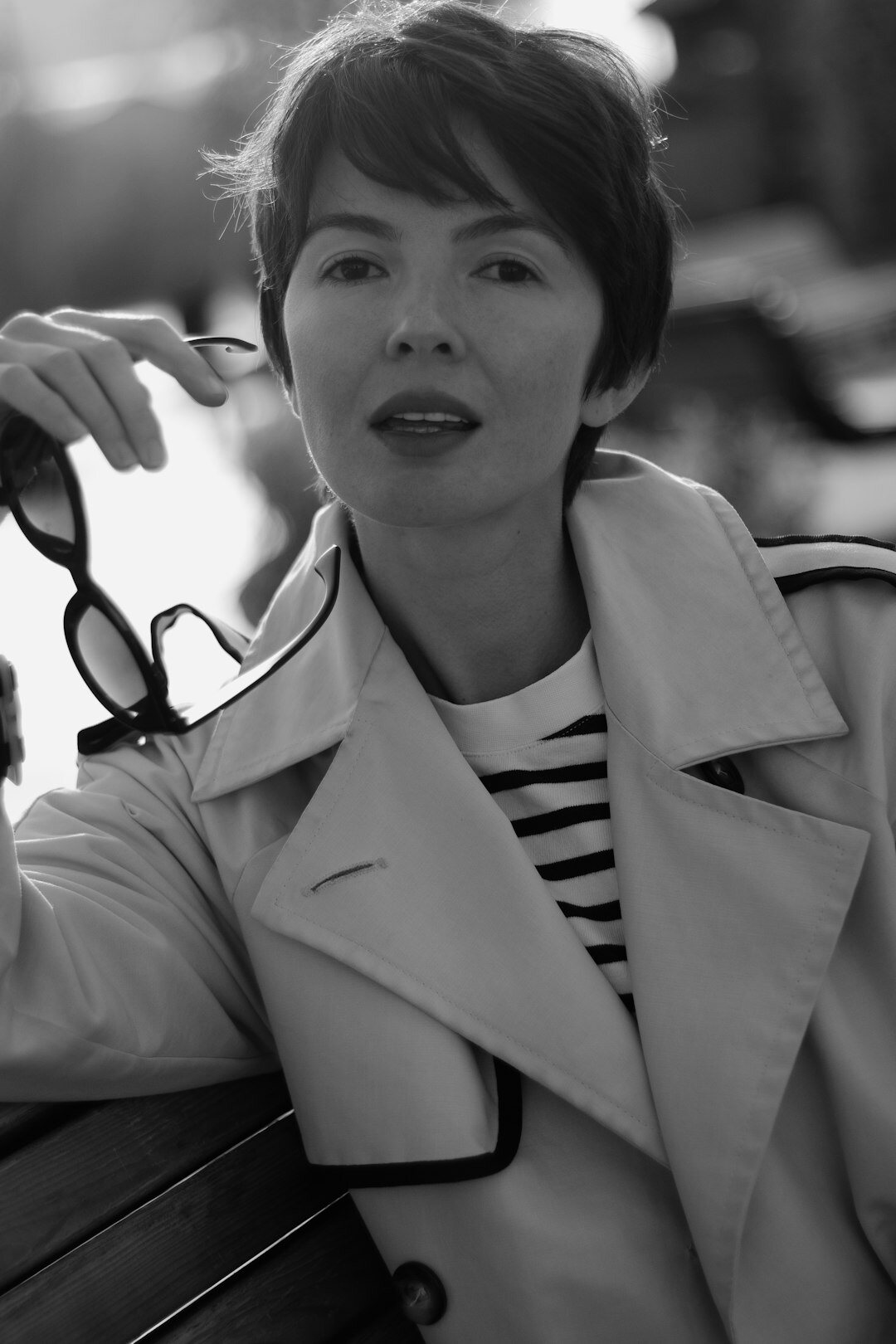Portrait of a senior businesswoman with short hair