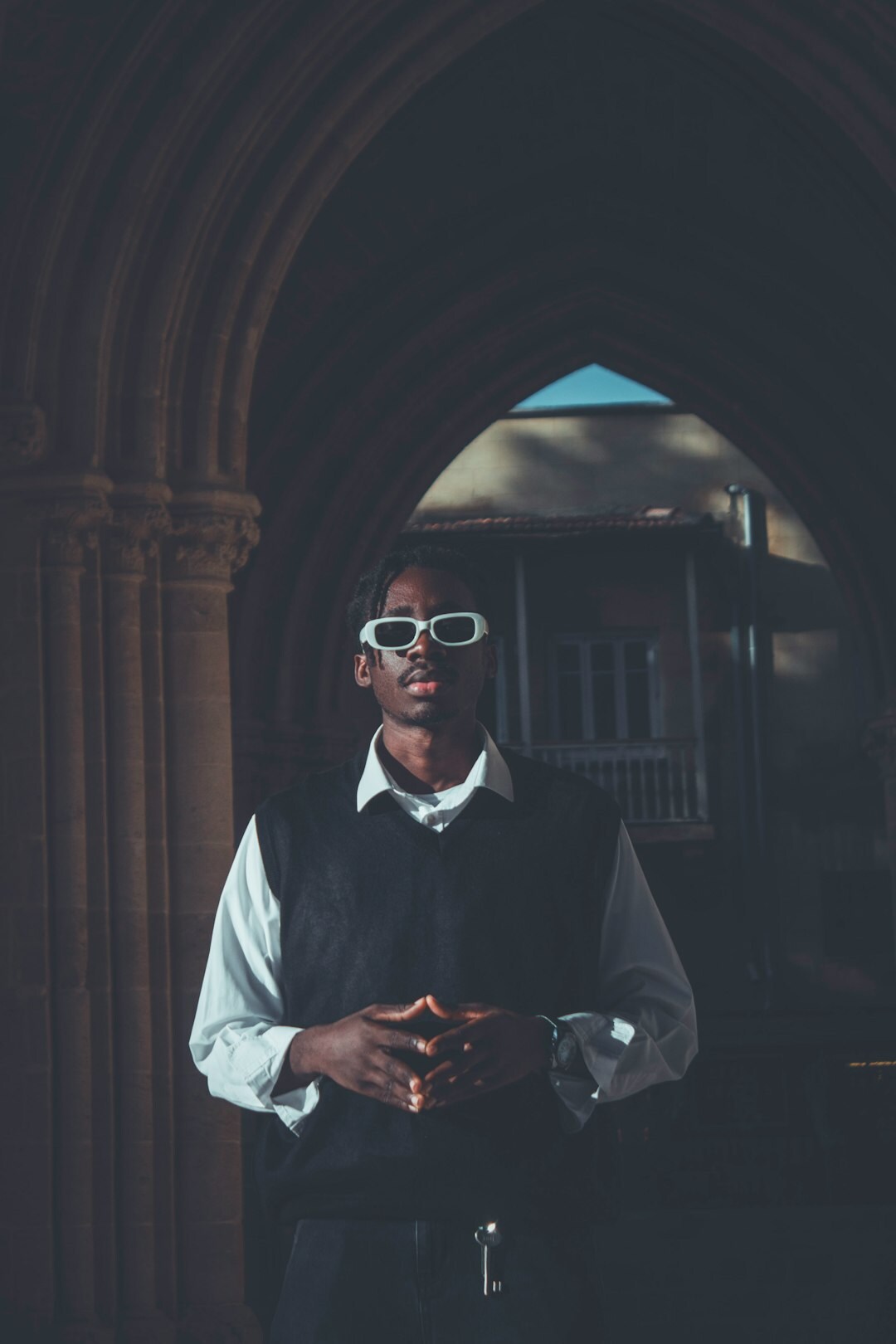 Portrait of a professional man with glasses